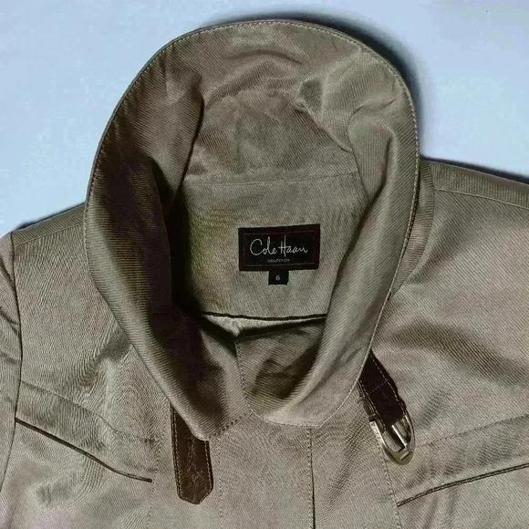 Cole Haan Trench Coat. Ladies Size 6 - Picture 4 of 11